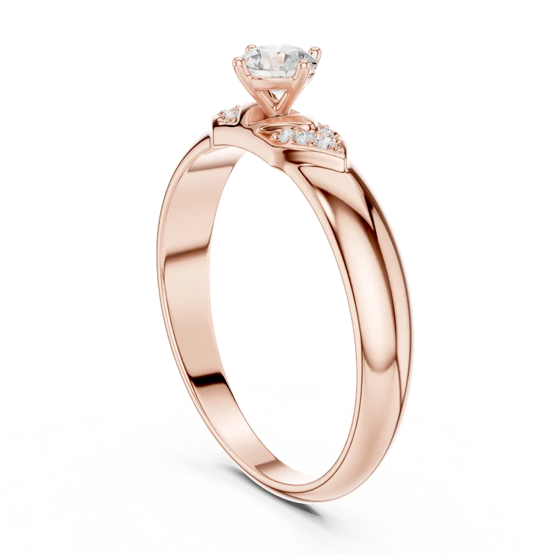 18K Gold Round Diamond Pavé Ring – 0.338 ct (SBWR-12-) – Rings by Ivanka & Co