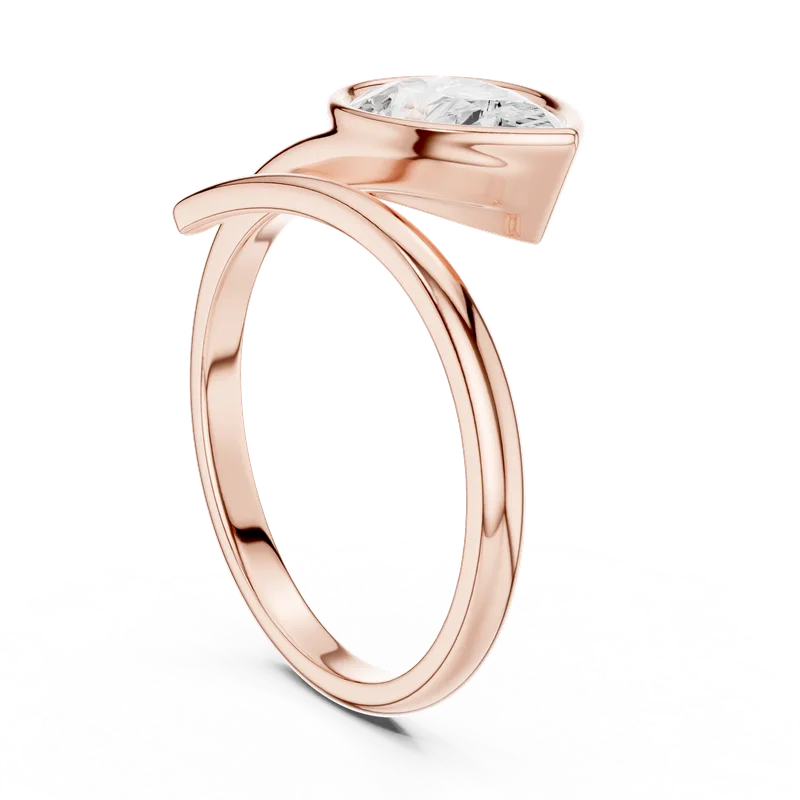 18K Gold Pear Diamond Solitaire Ring – 1.22 ct (SBWR-22-) – Rings by Ivanka & Co