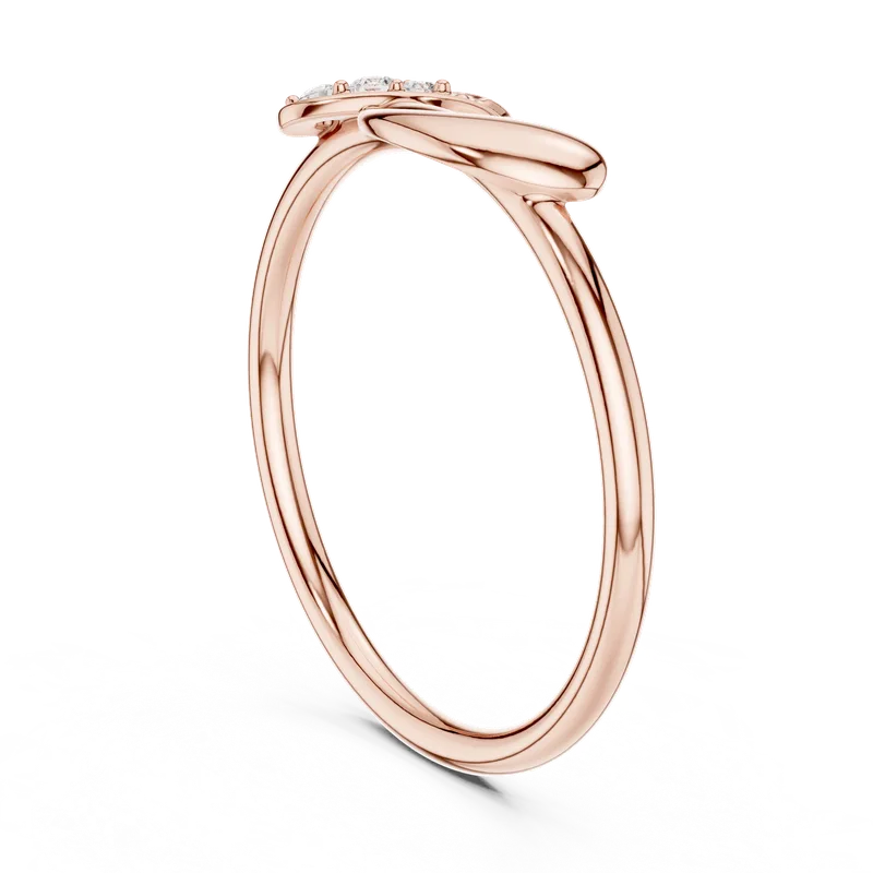 18K Gold Round Diamond Cluster Ring – 0.039 ct (SBWR-40-) – Rings by Ivanka & Co