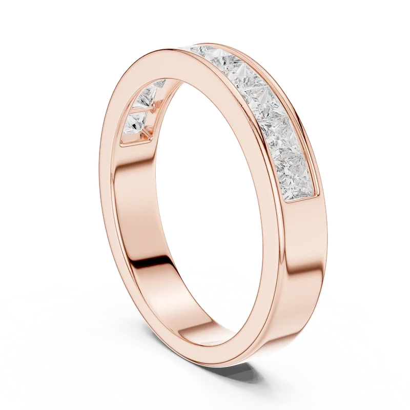 18K Gold Princess Diamond Pavé Ring – 1 ct (SBWR-65-) – Rings by Ivanka & Co