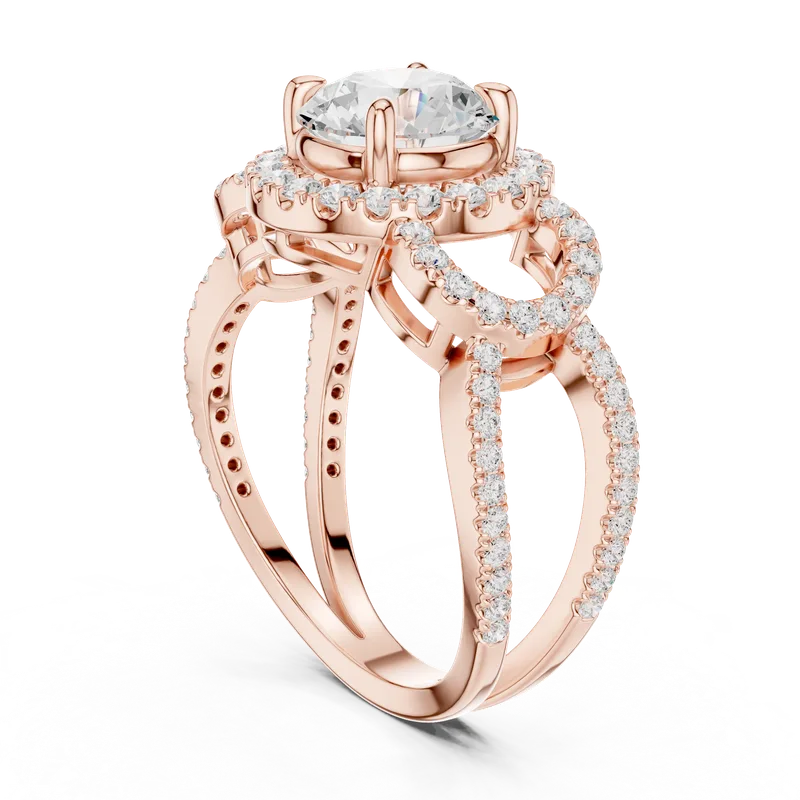 18K Gold Round Diamond Pavé Ring – 2.048 ct (SBWR-71-) – Rings by Ivanka & Co