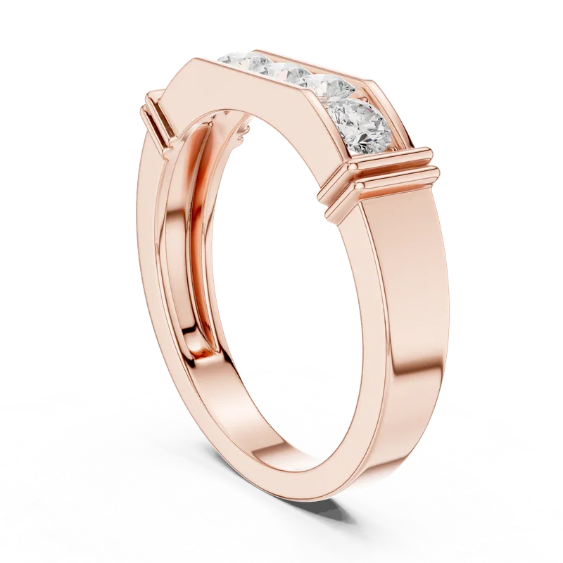 Men's 18K Gold Diamond Ring (SBMR-10) – Rings by Ivanka & Co