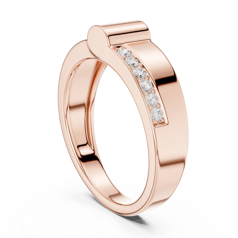 Men's 18K Gold Diamond Ring (SBMR-12) – Rings by Ivanka & Co
