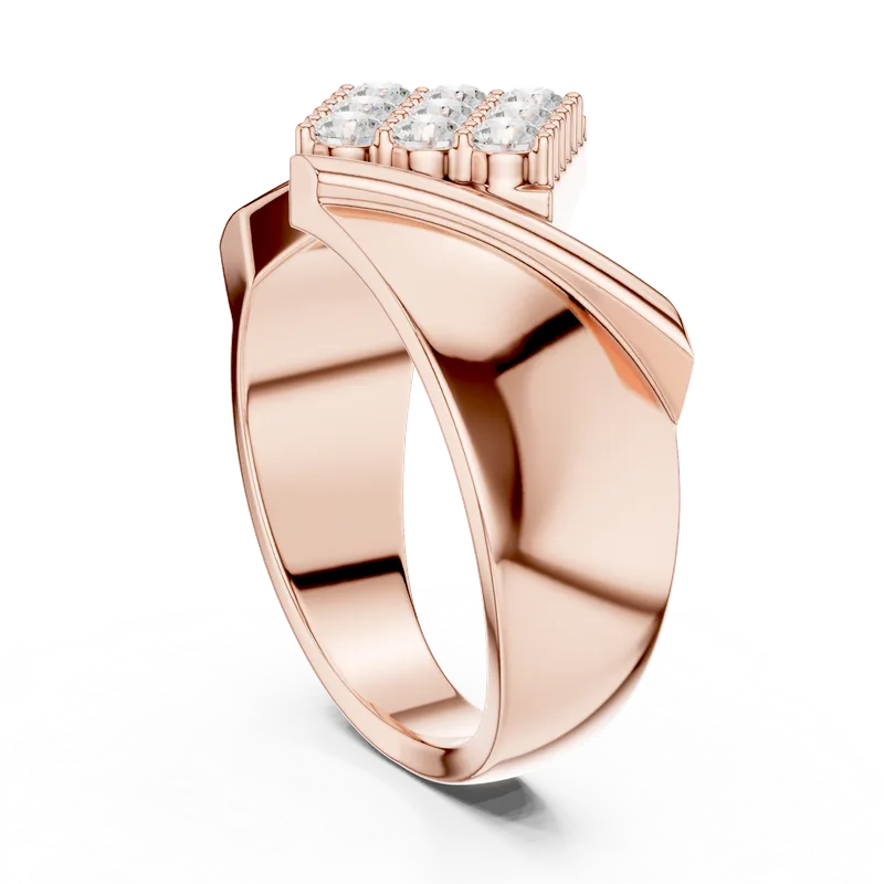 Men's 18K Gold Diamond Ring (SBMR-17) – Rings by Ivanka & Co