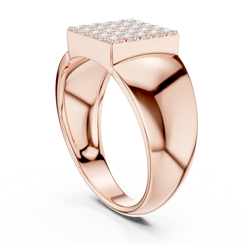 Men's 18K Gold Diamond Ring (SBMR-18) – Rings by Ivanka & Co