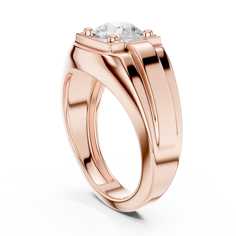 Men's 18K Gold Diamond Ring (SBMR-21) – Rings by Ivanka & Co