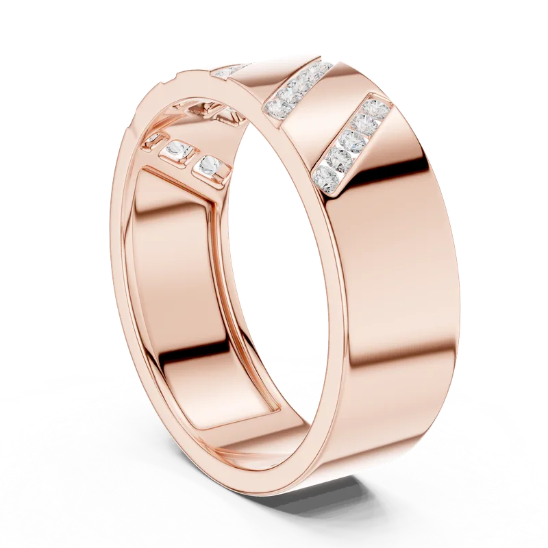 Men's 18K Gold Diamond Ring (SBMR-35) – Rings by Ivanka & Co