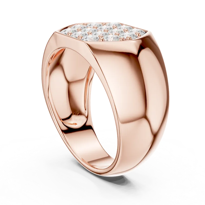 Men's 18K Gold Diamond Ring (SBMR-40) – Rings by Ivanka & Co