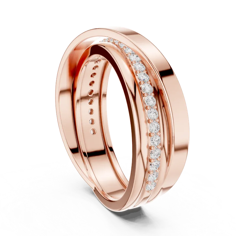 Men's 18K Gold Diamond Ring (SBMR-41) – Rings by Ivanka & Co