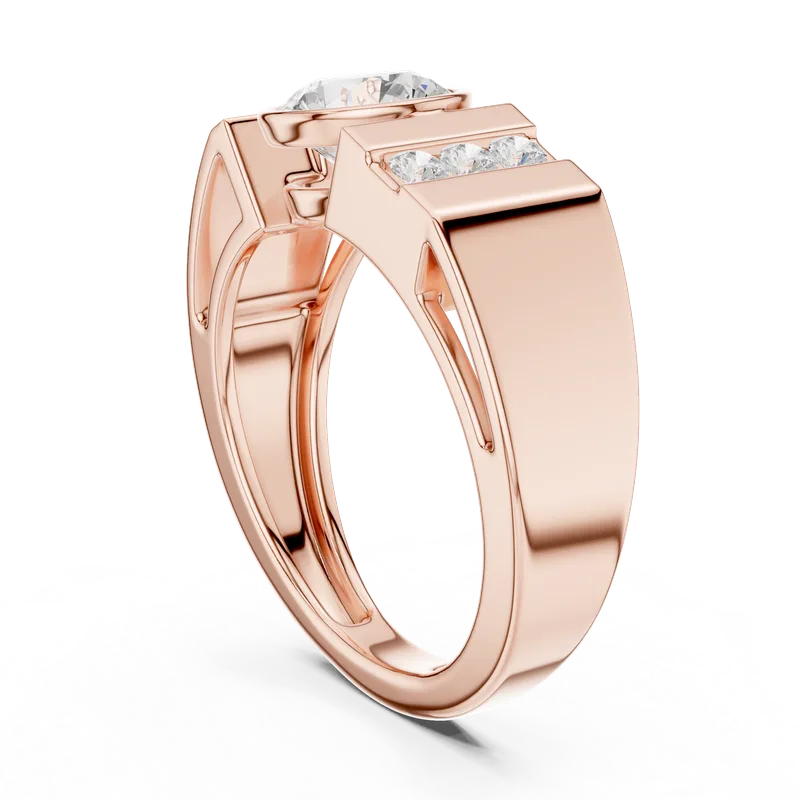 Men's 18K Gold Diamond Ring (SBMR-43) – Rings by Ivanka & Co