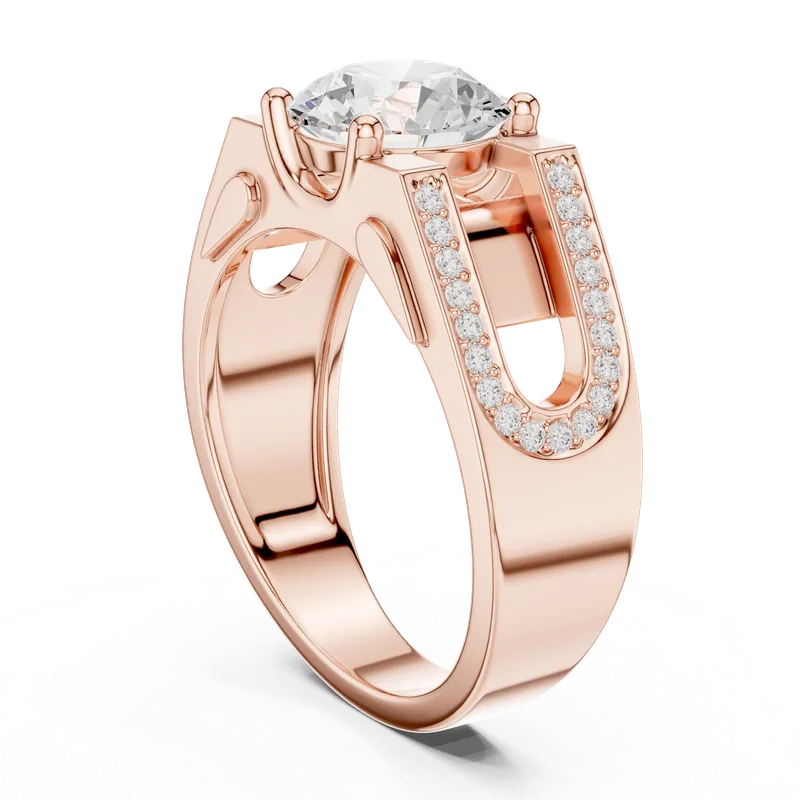 Men's 18K Gold Diamond Ring (SBMR-45) – Rings by Ivanka & Co