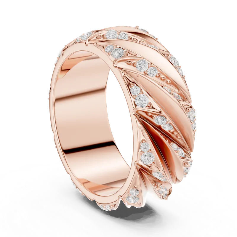 Men's 18K Gold Diamond Ring (SBMR-7) – Rings by Ivanka & Co