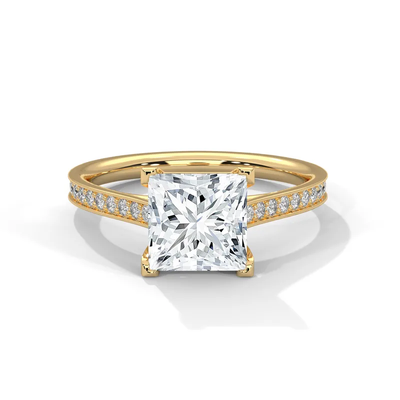 18K Gold Diamond Engagement Ring (101) – Rings by Ivanka & Co