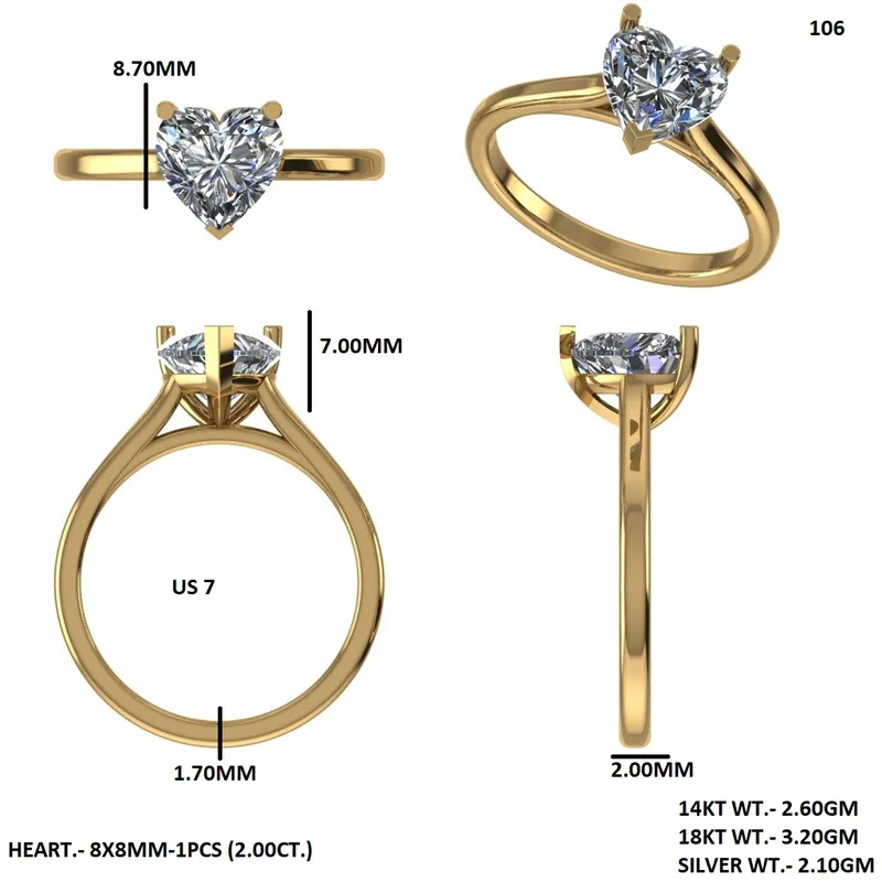 18K Gold Diamond Engagement Ring (106) – Rings by Ivanka & Co