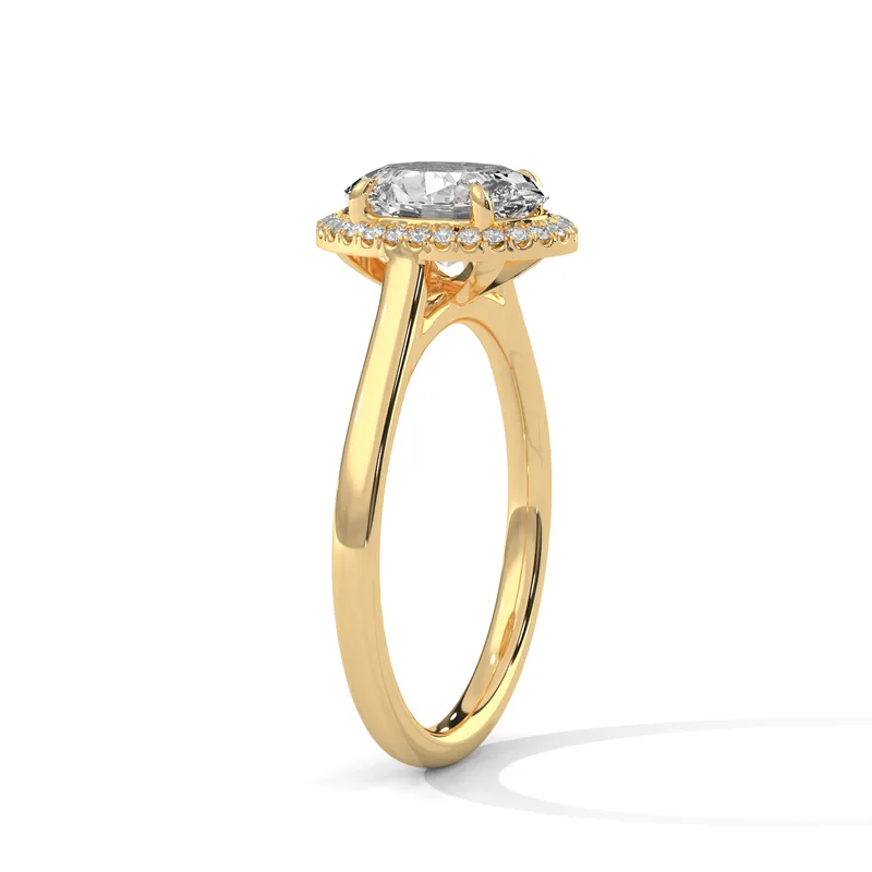 18K Gold Diamond Engagement Ring (15) – Rings by Ivanka & Co