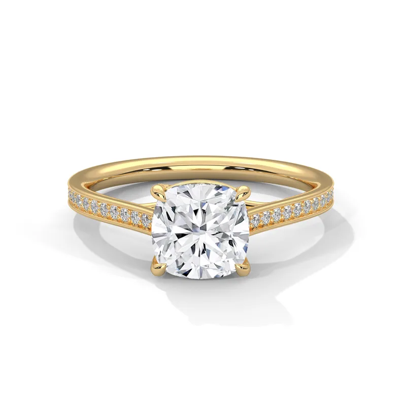 18K Gold Diamond Engagement Ring (20) – Rings by Ivanka & Co