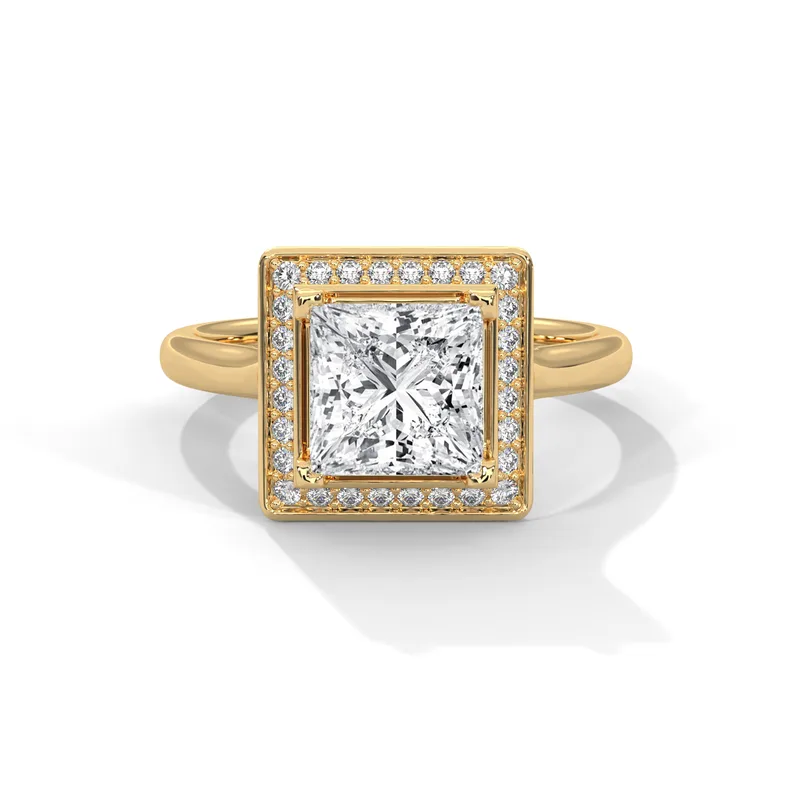 18K Gold Diamond Engagement Ring (48) – Rings by Ivanka & Co
