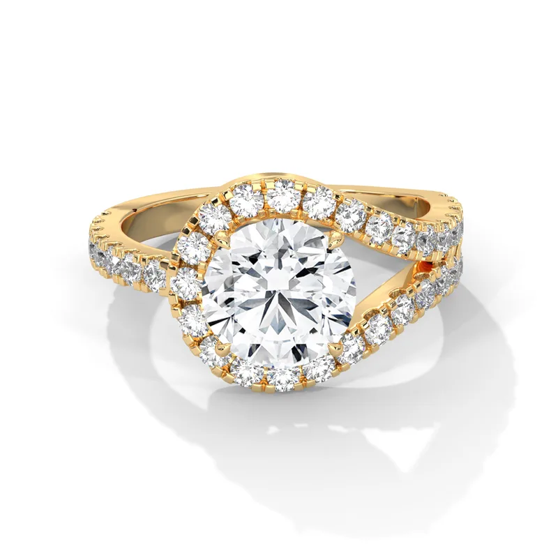 18K Gold Diamond Engagement Ring (57) – Rings by Ivanka & Co