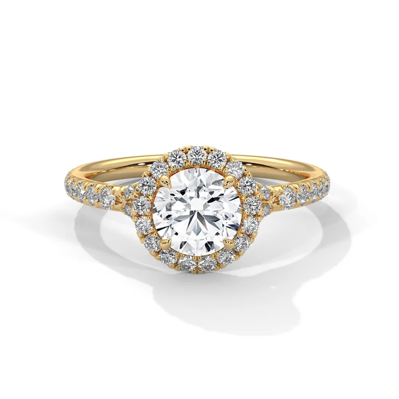 18K Gold Diamond Engagement Ring (65) – Rings by Ivanka & Co