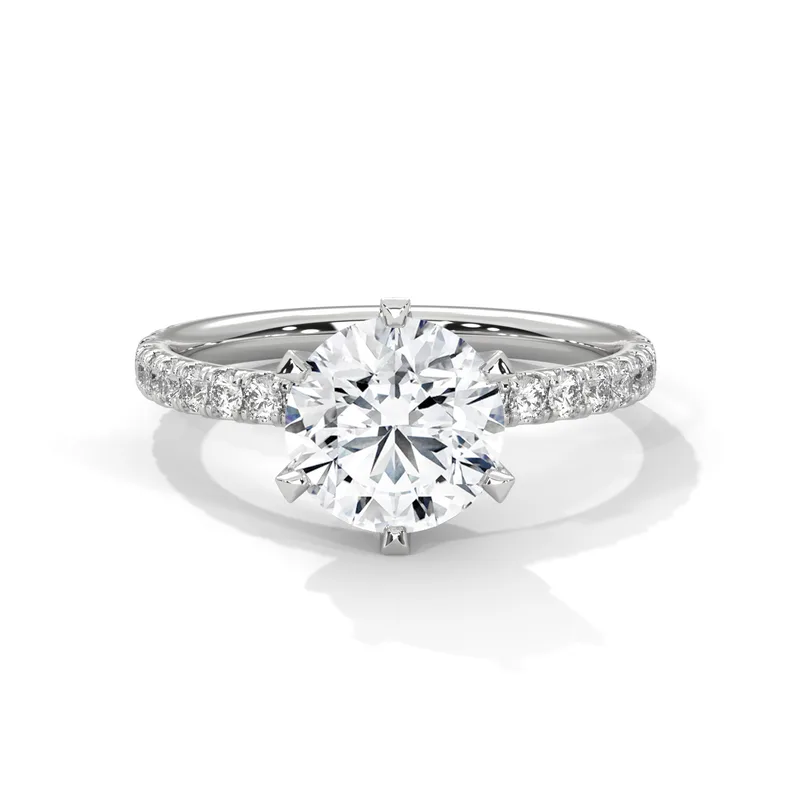 18K Gold Diamond Engagement Ring (99) – Rings by Ivanka & Co